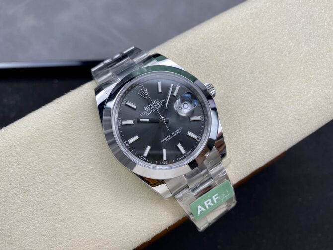 Rolex Datejust 41 Stainless Steel Slate Dial M126300 0007 Men's Watch