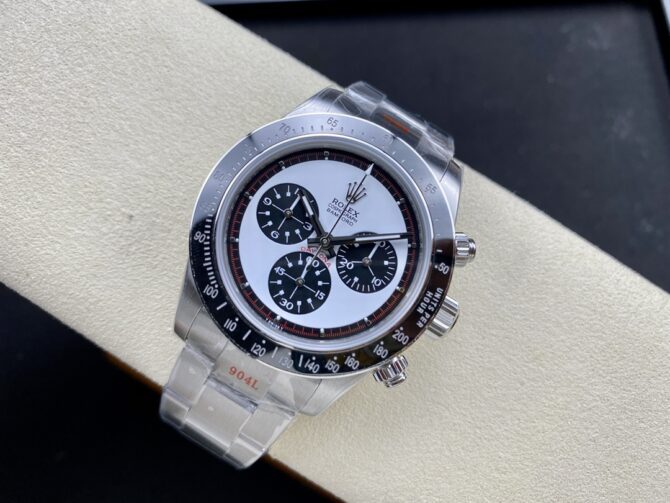 Rolex Cosmograph Daytona 116520 Bamford Paul Newman White Dial Steel 40mm Men's Watch