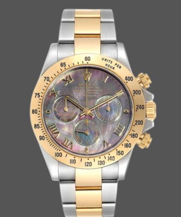 Rolex Daytona 116523 Stainless steel Black MOP Dial 40mm Mens Replica Watch