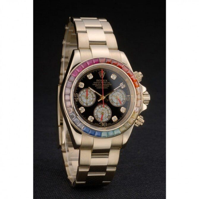 Replica Rolex Daytona 39mm Black Dial 80251