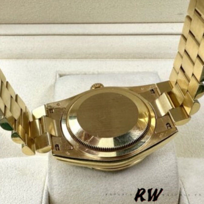 Replica Rolex Day-Date 118388 Black Diamond Dial 36mm Unisex Watch