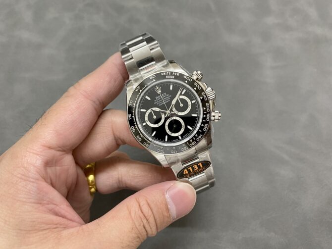 Rolex Daytona 116520 Stainless Steel Case Black Dial 40MM Mens Replica Watch