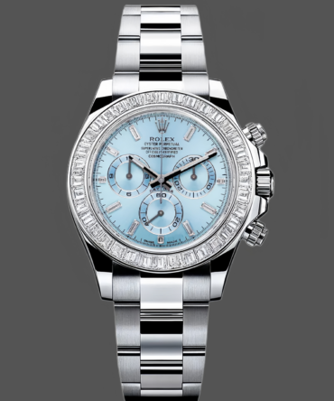 Rolex Daytona Oyster Perpetual Platinum Ice Blue Dial 116576TBR