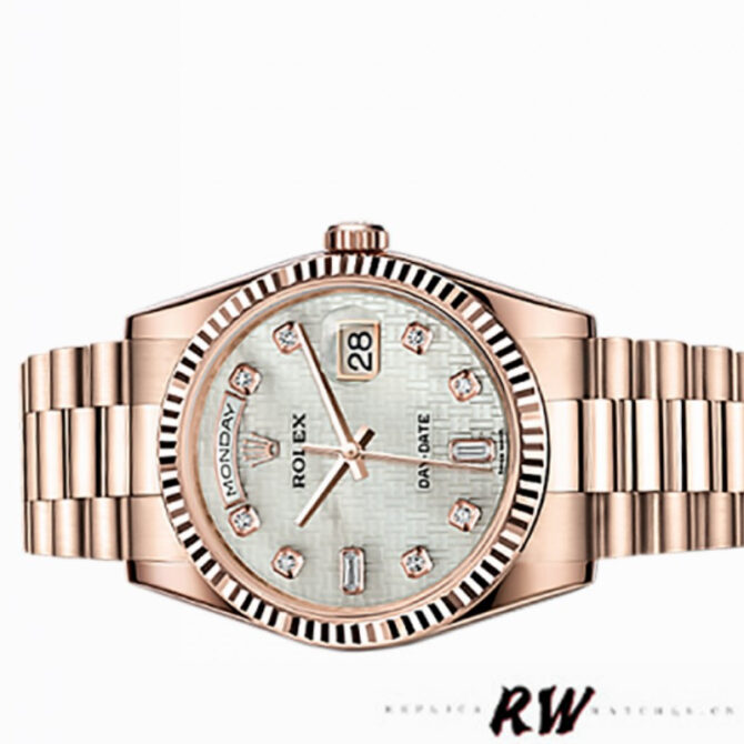 Replica Rolex Day-Date 118235 Mother of Pearl Dial 36mm Unisex Watch
