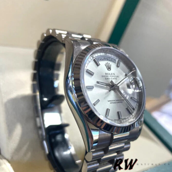 Replica Rolex Day-Date 118388 Black Diamond Dial 36mm Unisex Watch