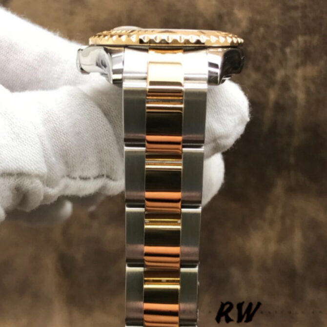 Rolex Yacht-Master 169623 Steel Yellow Gold Black MOP Dial 29MM Lady Replica Watch