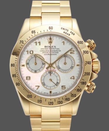 Rolex Daytona 116528 Mother of Pearl Dial 40mm Mens Replica Watch