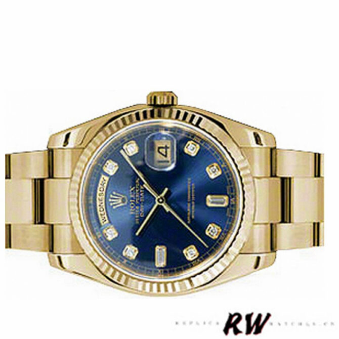 Replica Rolex Day-Date 118235 Rose Gold Chocolate Brown Dial 36mm Unisex Watch