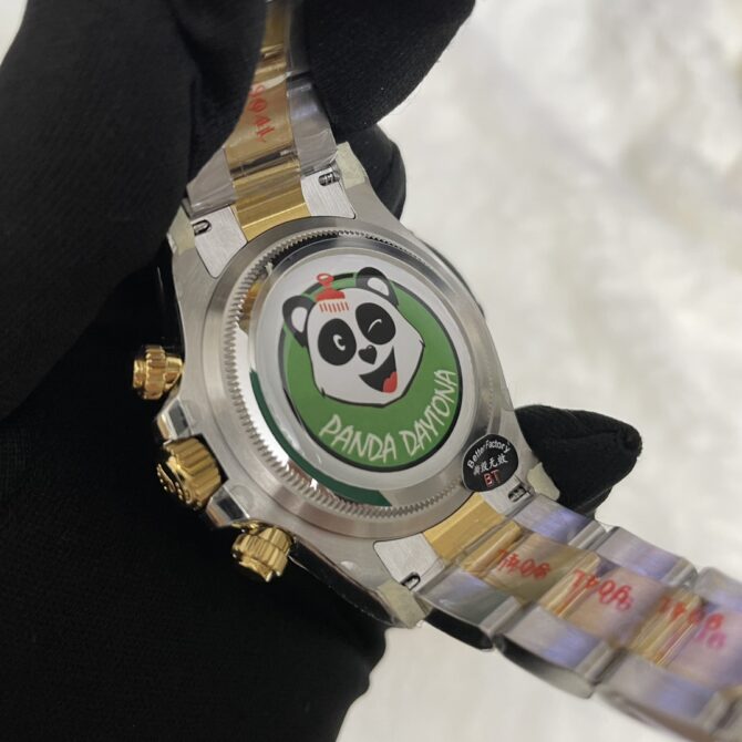 Rolex Two Tone Daytona 126503 0002 Black Diamond Replica Watch