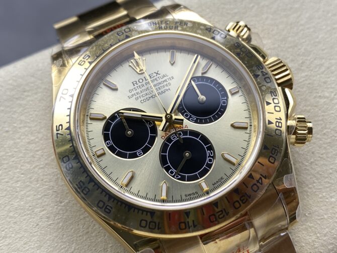 Rolex Daytona 126508 0006 Yellow Gold on Bracelet 1:1 Replica Watch