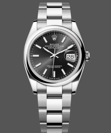 Rolex Datejust 126200 Stainless Steel Black Dial 36MM Unisex Replica Watch