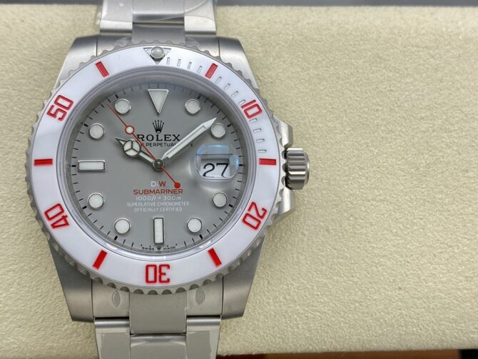 Rolex DIW Submariner Date Sandblasted  116610 Limited Edition Full 904L Grey Dial 40mm