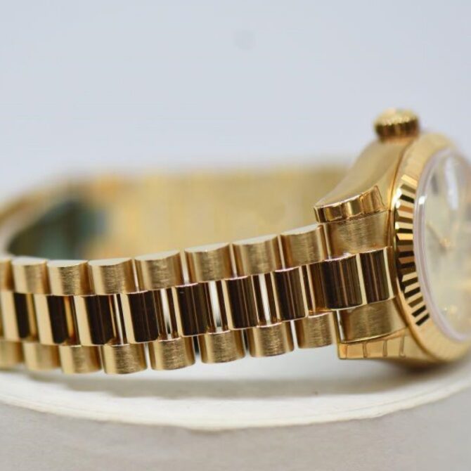Rolex Datejust 179178 Champagne Index Dial Yellow Gold 26MM Lady Replica Watch