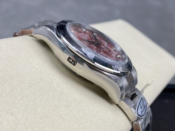 Rolex Cosmograph Daytona 40MM White Gold Rare Rubellite Dial 116509 Men's Watch