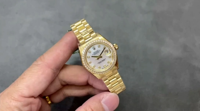 Rolex Datejust 28mm Yellow Gold MOP Dial M279138RBR 0015 Women's Watch