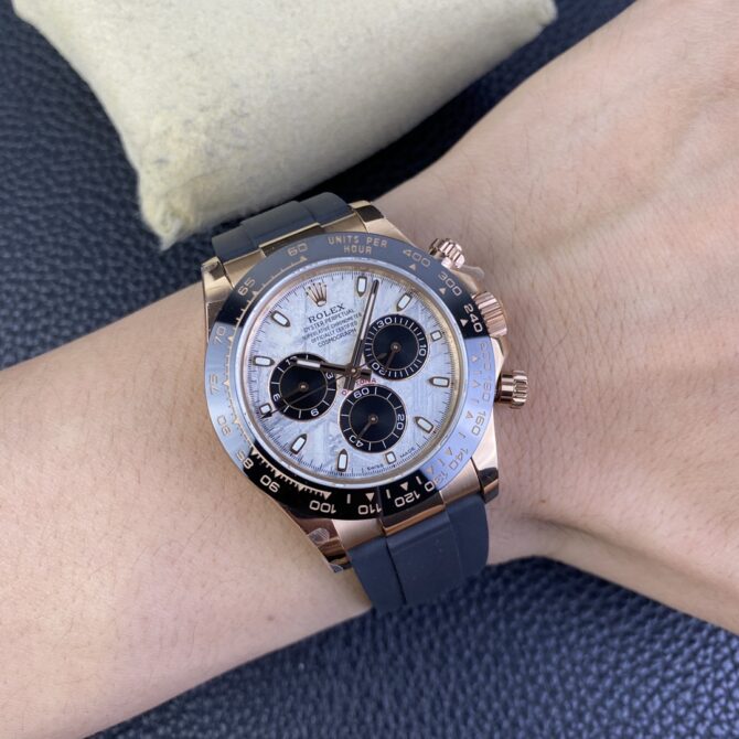 Rolex Cosmograph Daytona 40 mm Meteorite Dial Everose Gold 116515ln 0055