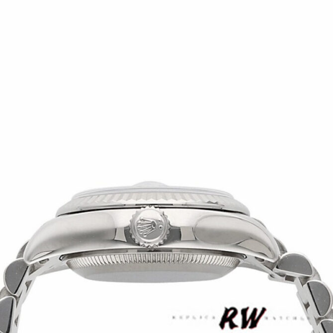 Rolex Datejust 179179 Blue Diamond Dial Fluted Bezel 26MM Lady Replica Watch