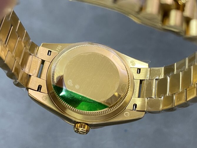Rolex Datejust 31 Yellow Gold Silver Diamond Dial M278278 0034 Women's Watch
