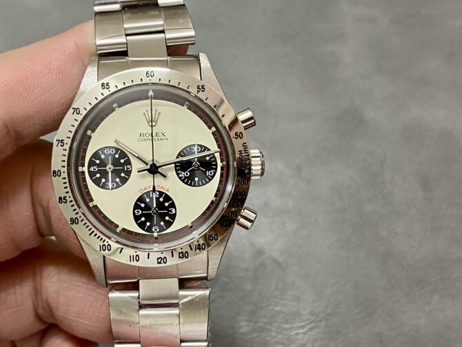 Rolex Daytona 6239 Stainless Steel White & Black Dial Vintage Men's Watch