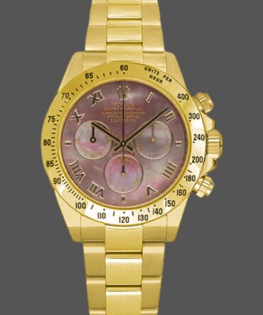 Rolex Cosmograph Daytona 116528 Black MOP Roman Dial 40MM Mens Replica Watch