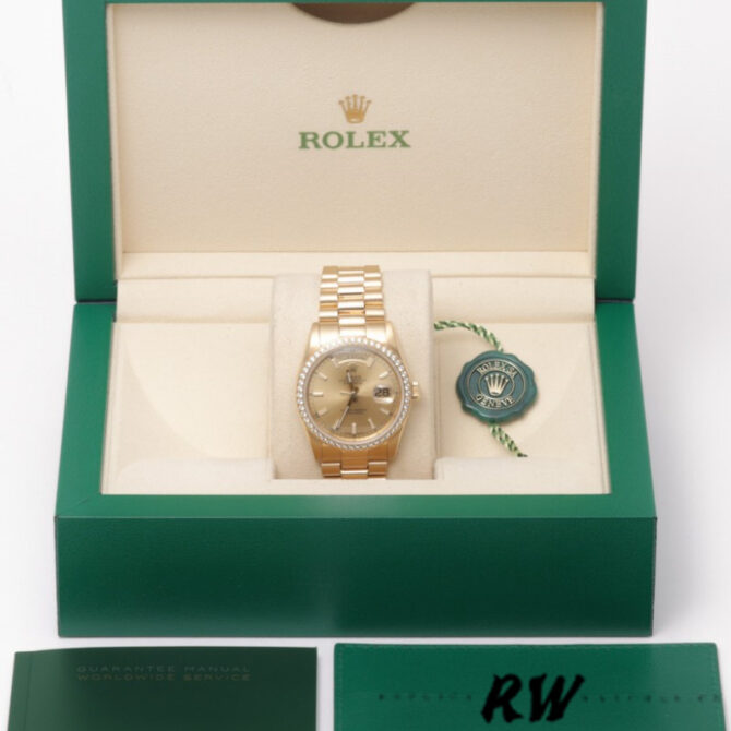 Replica Rolex Day-Date 118239 Roman Numeral White Dial 36mm Unisex Watch
