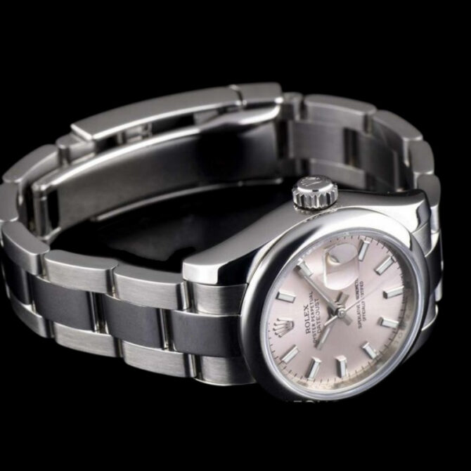 Rolex Datejust 179160 Domed Bezel Pink Index Dial 26MM Lady Replica Watch