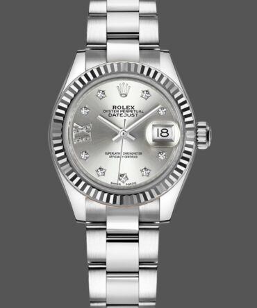 Rolex Datejust 279174 Stainless Steel Silver Diamond Dial 28mm Lady Replica Watch