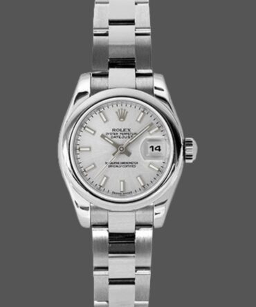 Rolex Datejust 179160 Domed Bezel Silver Index Dial 26MM Lady Replica Watch