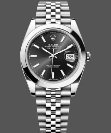 Rolex Datejust 41 41mm 126300 0012 Bright Black Index Dial