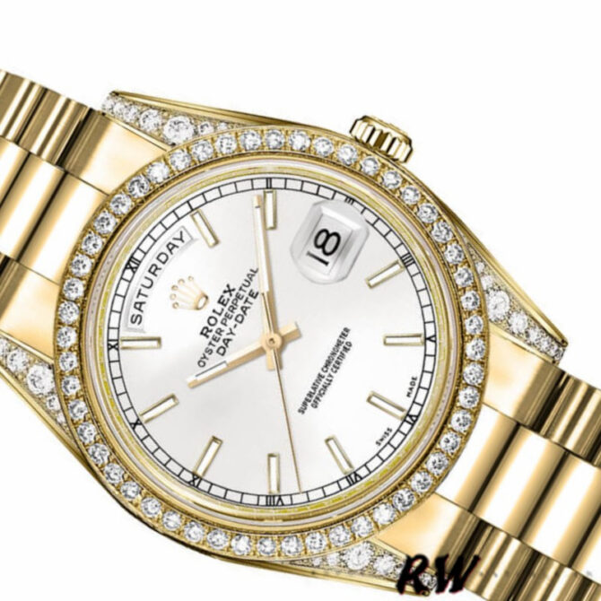 Replica Rolex Day-Date 118389 Meteorite Grey Dial 36MM Unisex Watch