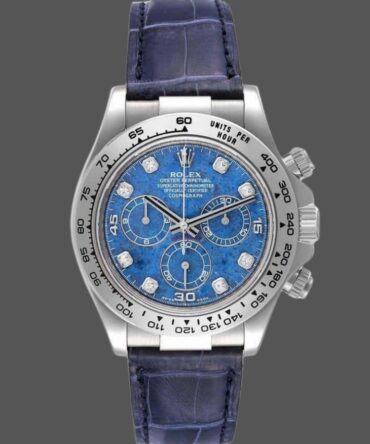 Rolex Daytona 116519 Sodalite diamonds dial 40mm Mens Replica Watch