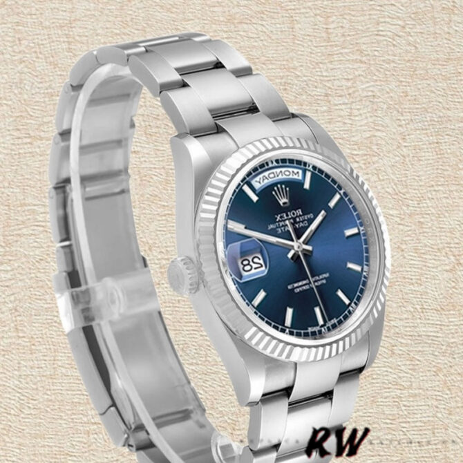 Replica Rolex Day-Date 118235 Rose Gold Chocolate Brown Dial 36mm Unisex Watch