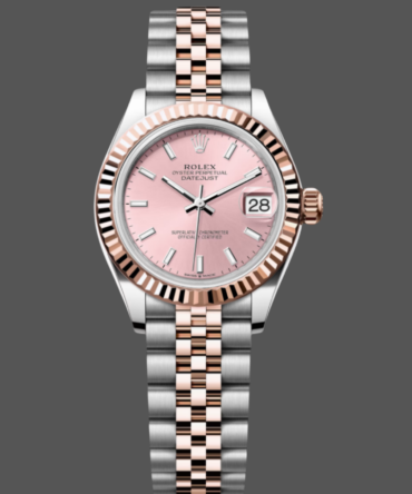 Rolex Lady Datejust 31 Two-Tone Fluted Rose Jubilee 279171 0023