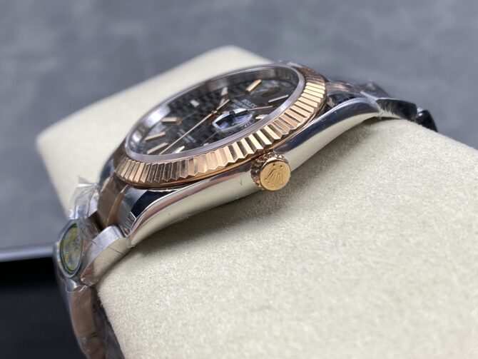 Rolex Datejust 41 Everose Gold & Stainless Steel 126331 0019 Men's Watch