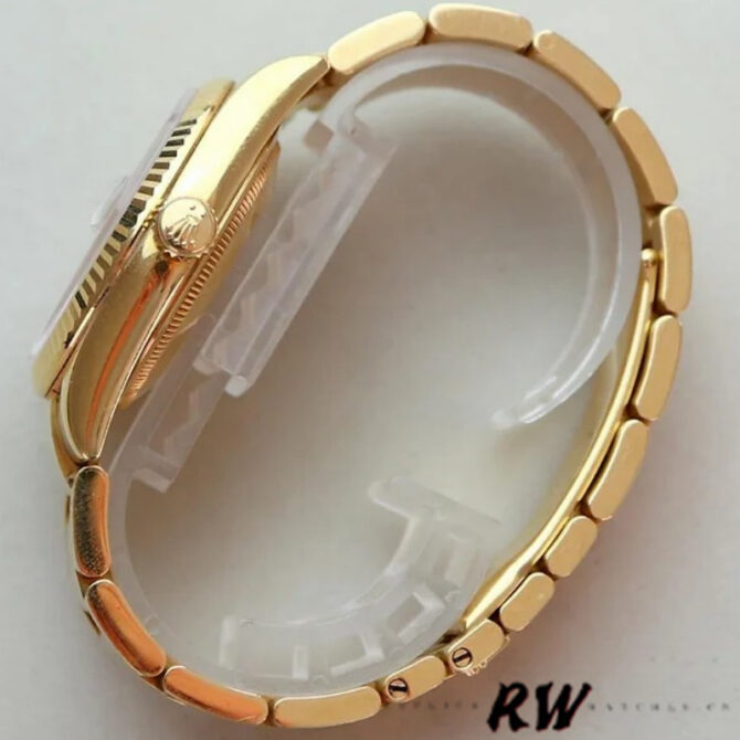 Replica Rolex Day-Date 118235 Rose Gold Chocolate Brown Dial 36mm Unisex Watch