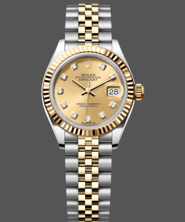 Rolex Datejust 28mm Stainless Steel and Yellow Gold m279173 0011 Women's Watch