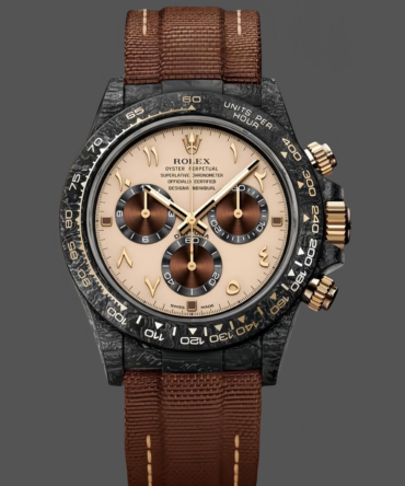 Rolex Daytona DIW Desert Eagle Arabic Carbon Fiber Customised Cream Dial 40 mm