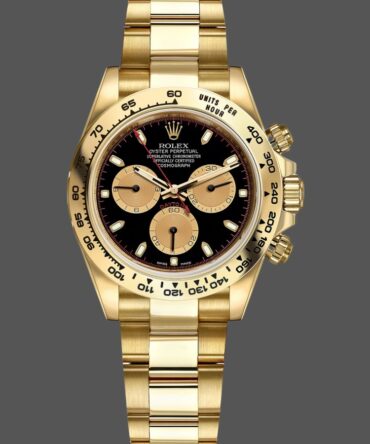 Rolex Daytona 116508 Yellow Gold Black Dial 40MM Mens Replica Watch