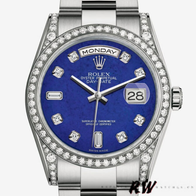Replica Rolex Day-Date 118389 Meteorite Grey Dial 36MM Unisex Watch