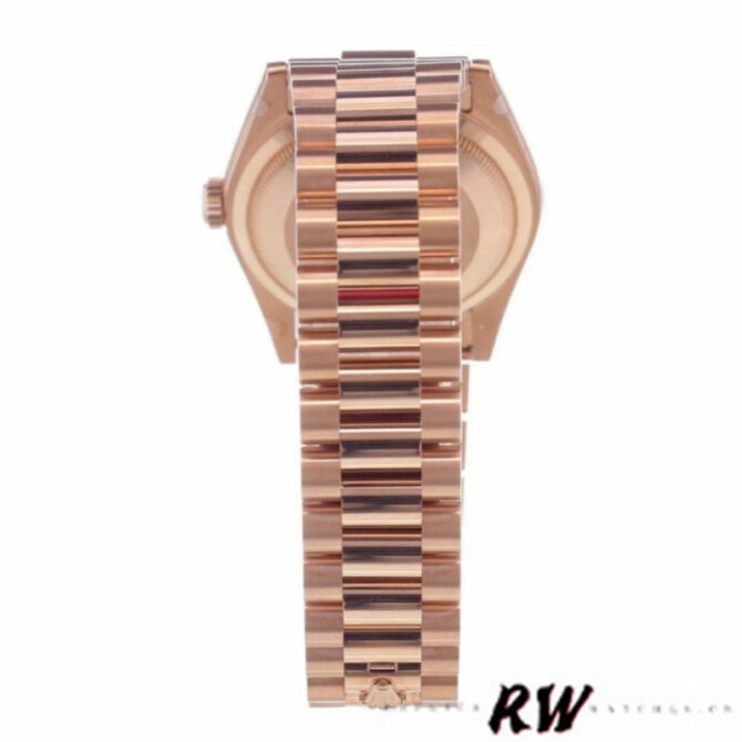 Replica Rolex Day-Date 118235 Rhodium Grey Dial Rose Gold 36mm Unisex Watch