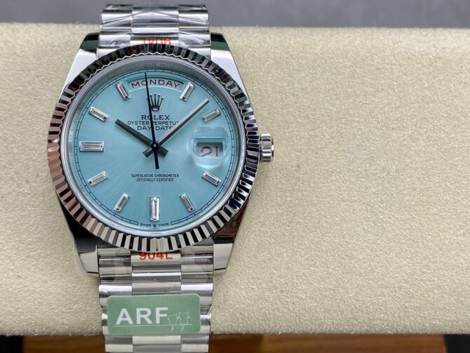 Replica Rolex Day-Date 40 Ice Blue Dial m228236 0018 Men's Watch