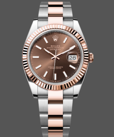 Rolex Datejust 41 Everose Gold Automatic 126331 0001 Chocolate Men's Watch