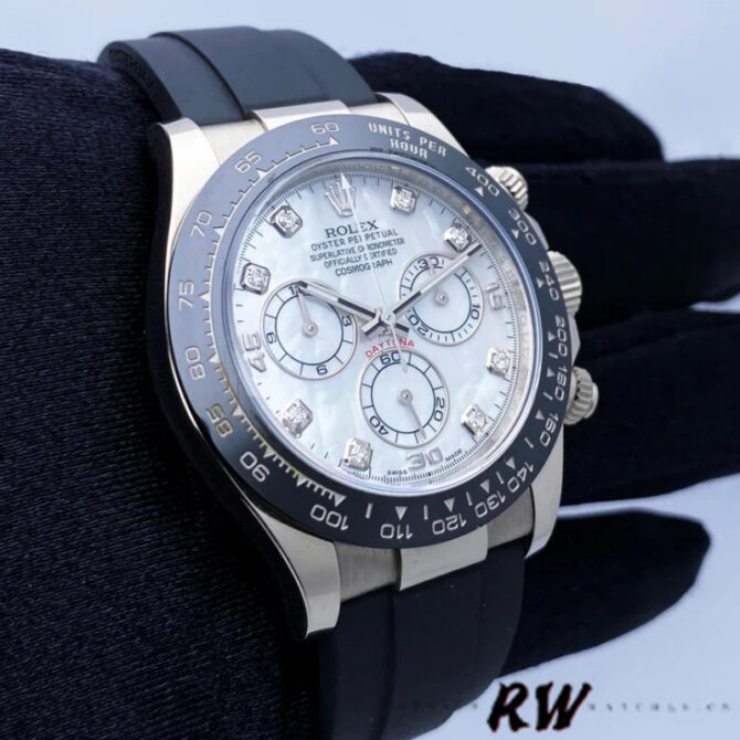 Rolex Cosmograph Daytona 116519 Mother of Pearl Dial 40mm Mens Replica Watch