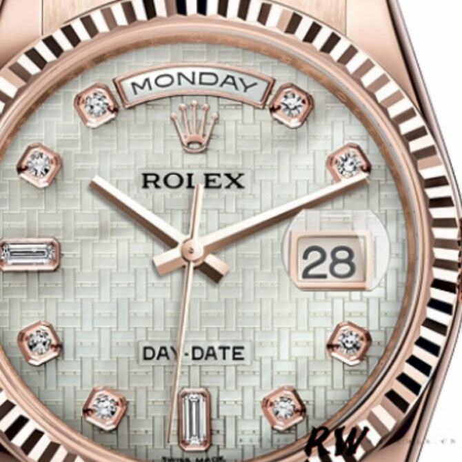 Replica Rolex Day-Date 118235 Mother of Pearl Dial 36mm Unisex Watch