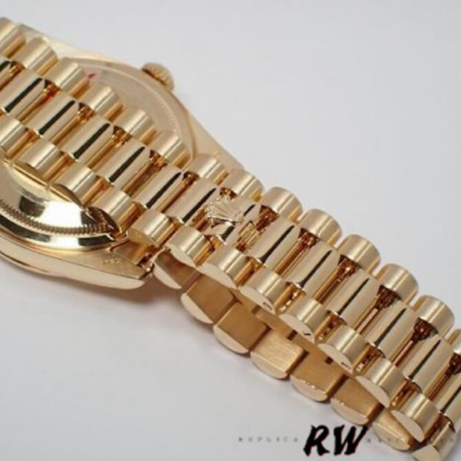 Replica Rolex Day-Date 118235 Rose Gold Chocolate Brown Dial 36mm Unisex Watch