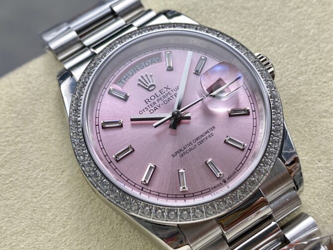 Replica Rolex Day Date President 36mm White Gold President Bracelet 128349rbr 0053