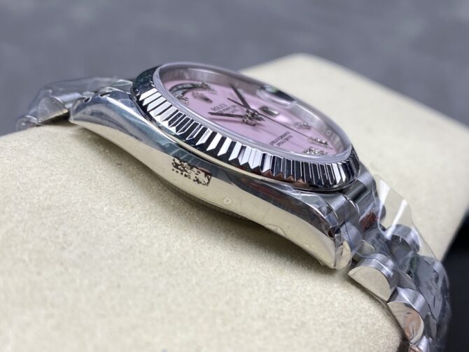 Replica Rolex Day-Date 128239 White Gold Pink Opal Dial 36MM Unisex Watch