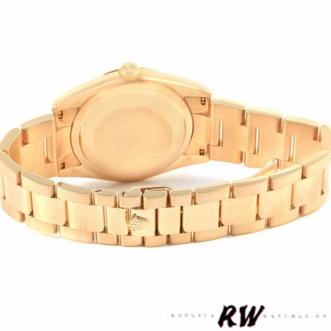 Replica Rolex Day-Date 118338 Champagne Diamonds Dial 36mm Unisex Watch