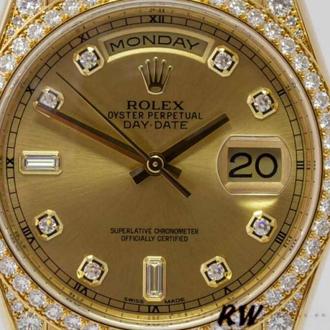 Replica Rolex Day-Date 118389 Meteorite Grey Dial 36MM Unisex Watch