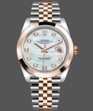 Rolex Datejust 126301 White Mother of Pearl Diamond Dial 41MM Mens Replica Watch